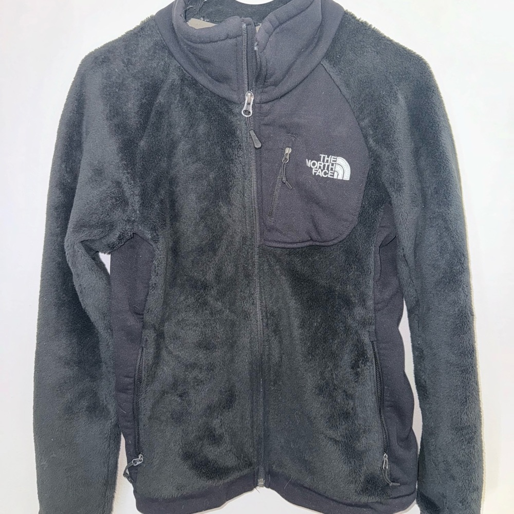 Women’s Black Zip-Up North Face Jacket